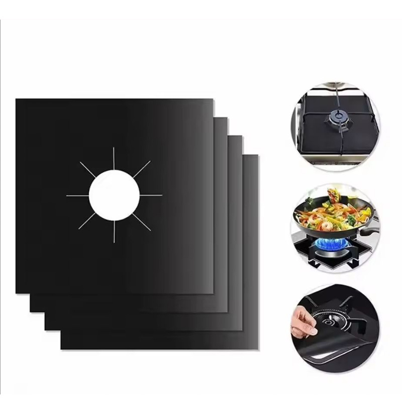 Commercial Kitchen Hood Installation - 2/4/8Pcs Gas Stove Protector Cooker Lid