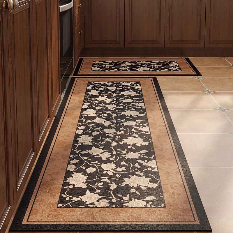 Commercial Kitchen Mats Anti Fatigue - Kitchen Vinyl Rug PVC Antifouling Non-slip