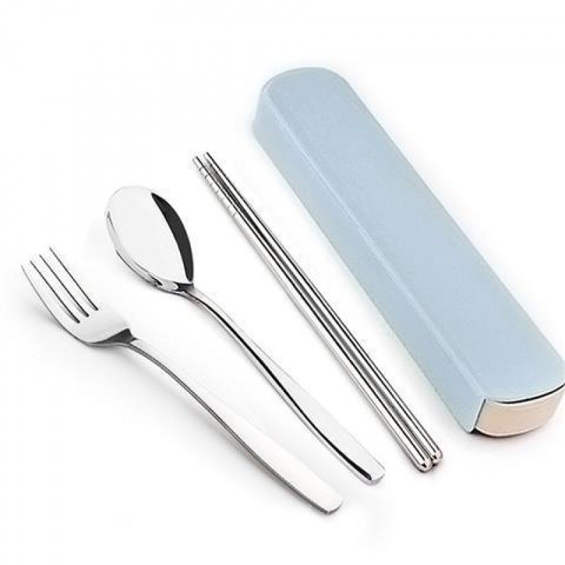 Commercial Kitchen Knives - 4Pcs/Set Stainless Steel Chopsticks Spoon Fork