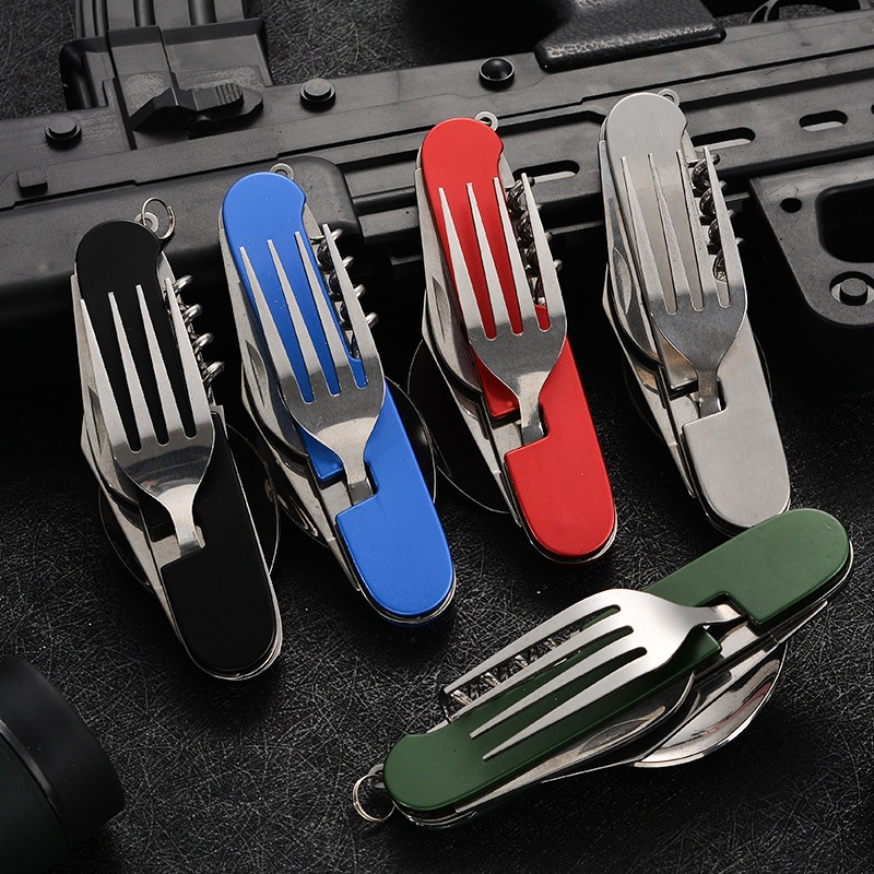 Commercial Kitchen Table - 4 in 1 Folding Tableware Detachable