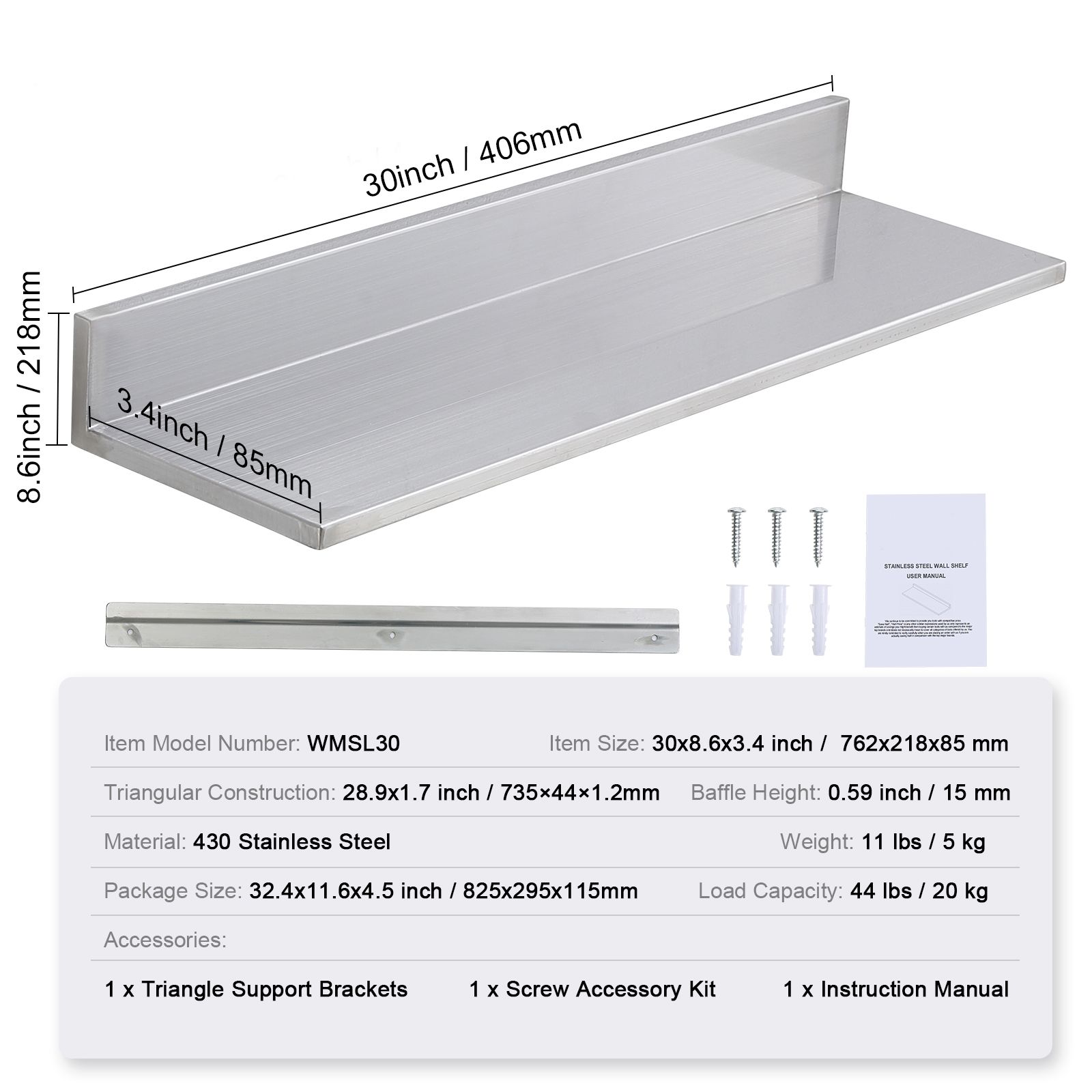 Commercial Kitchen Backsplash - 8.6