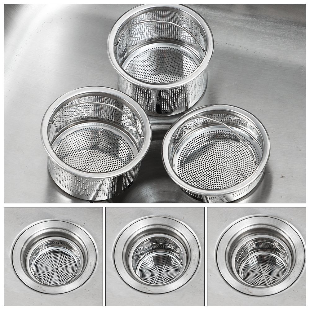 Commercial Kitchen Bin - Kitchen Sink Stainless Steel Strainer Stopper