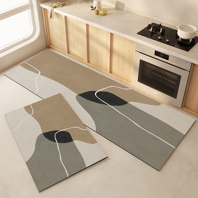 Commercial Kitchen Mats Anti Fatigue - Kitchen Mat Waterproof Non-slip Rugs Leather