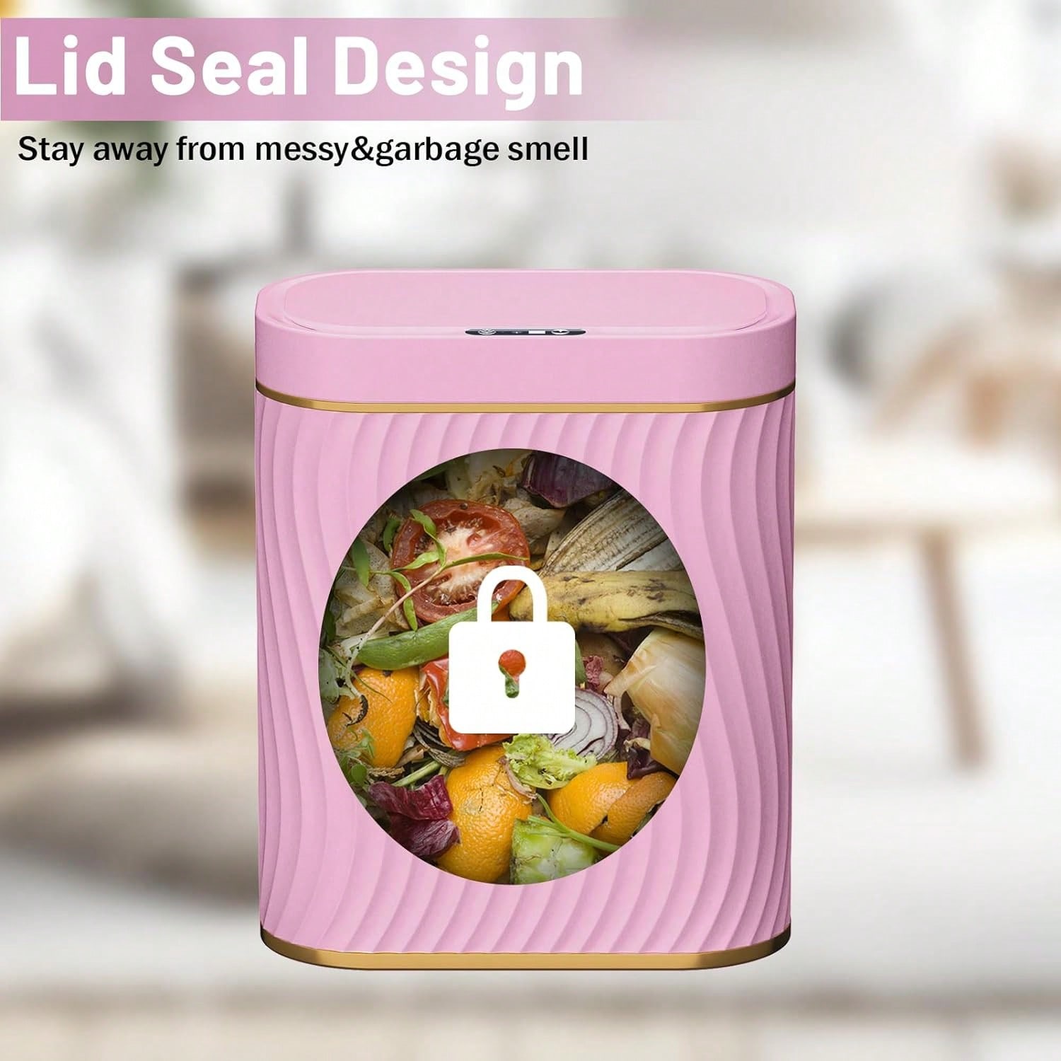 Smart Motion Sensor Trash Can, - đánh giá và giá Commercial Kitchen Bin