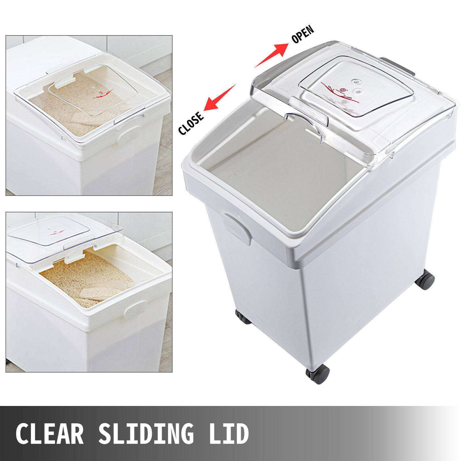 VEVOR 25L Dry Ingredient Stora - đánh giá và giá Commercial Kitchen Bin