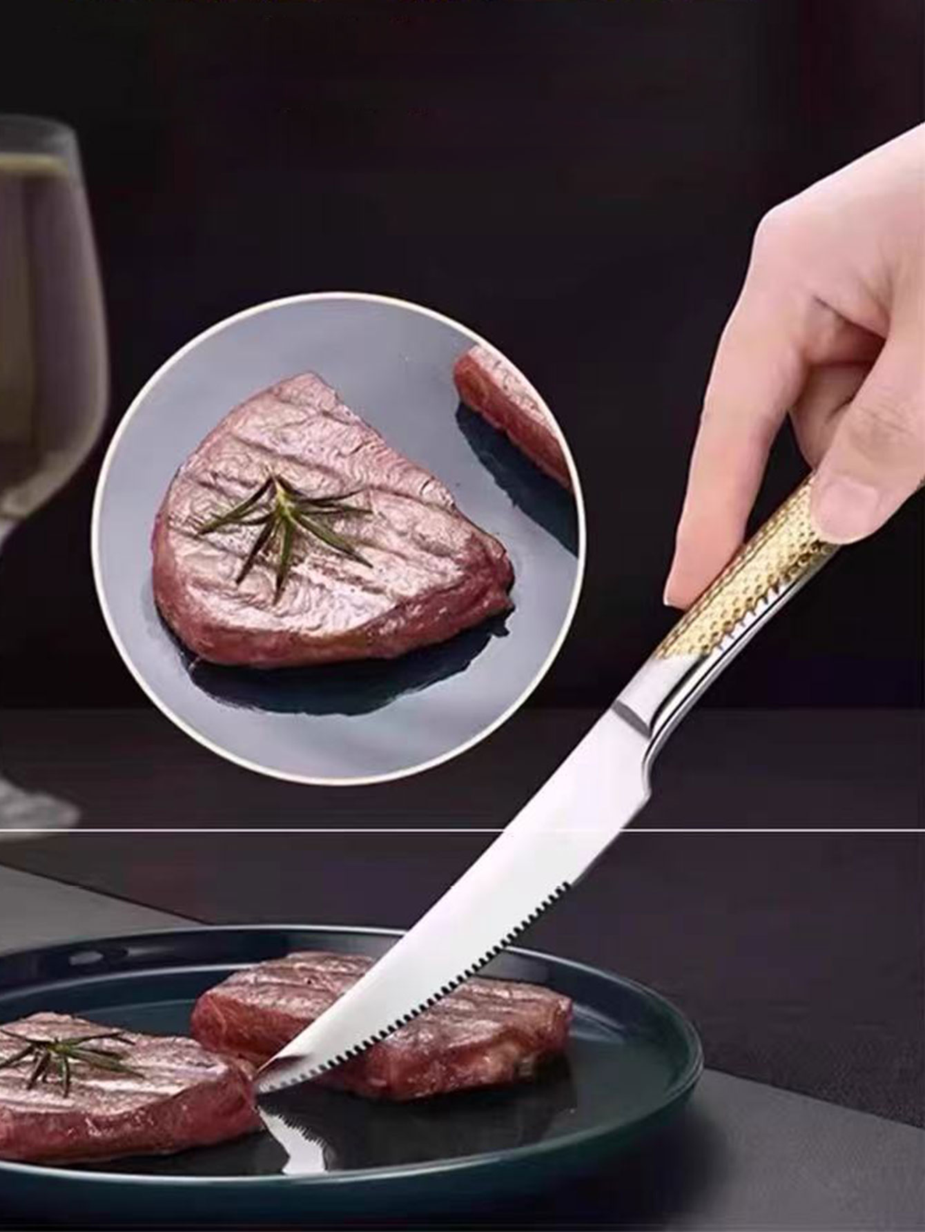 Steak Knife and Fork Cutlery W - đánh giá và giá Commercial Kitchen Knives