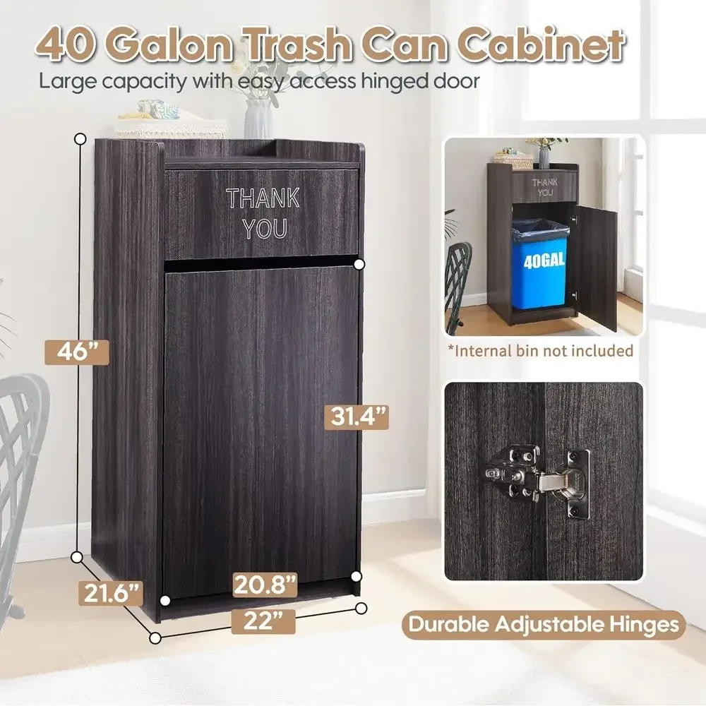 40 Gallon Wooden Commercial Tr - đánh giá và giá Commercial Kitchen Bin