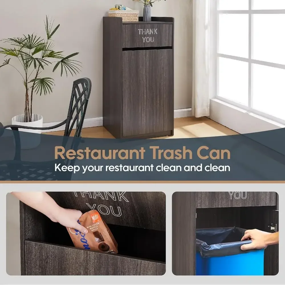 40 Gallon Wooden Commercial Tr - đánh giá và giá Commercial Kitchen Bin