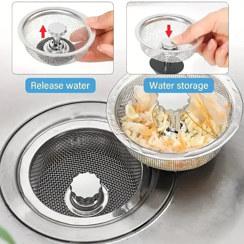 2Set Kitchen Sink Strainer wit - đánh giá và giá Commercial Kitchen Bin