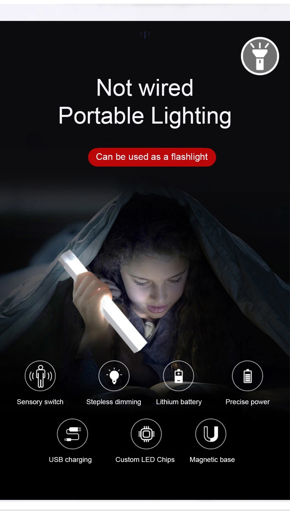 USB Charging LED Lights PIR Mo - đánh giá và giá Commercial Kitchen Lights