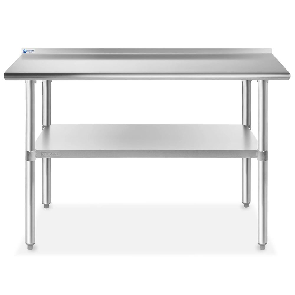 StainlSteel Kitchen Prep Table - đánh giá và giá Commercial Kitchen Backsplash