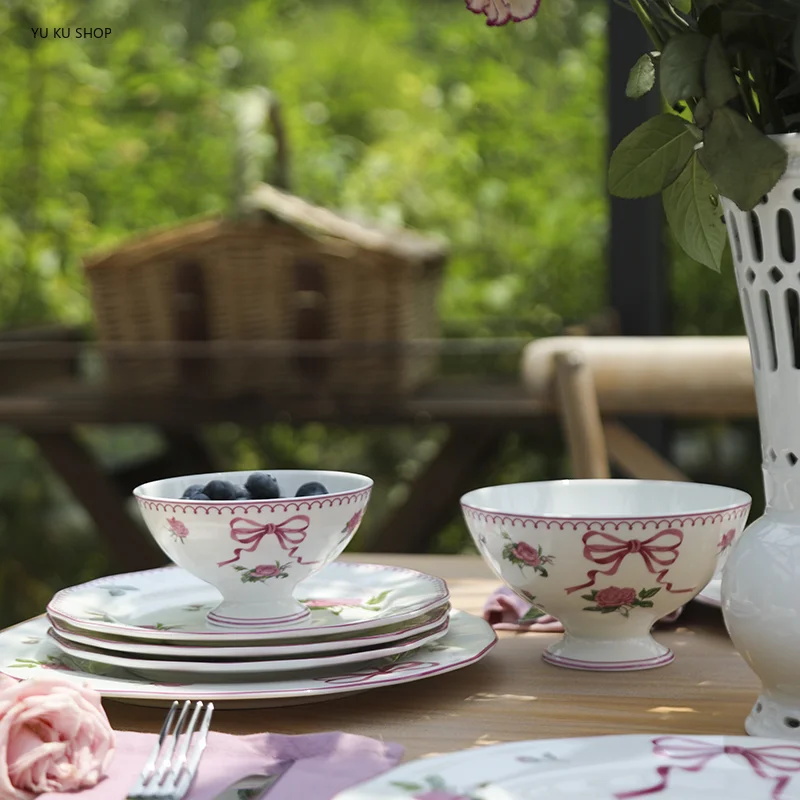 French Rose Cutlery Bone China - đánh giá và giá Commercial Kitchen Table