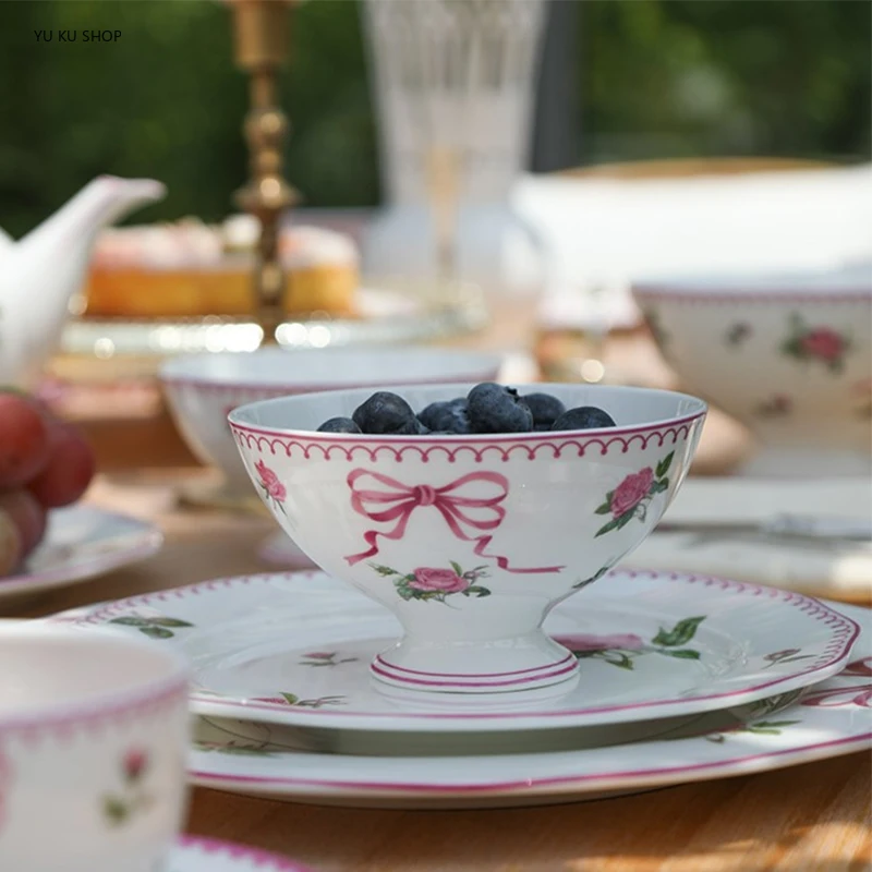 French Rose Cutlery Bone China - đánh giá và giá Commercial Kitchen Table